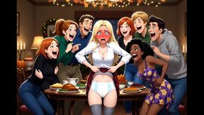 Diaper Confessions #33B: Thanksgiving Taped in Thick Padding (Animated)