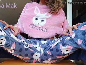 English teacher rough and hard touches my tits and pussy after class