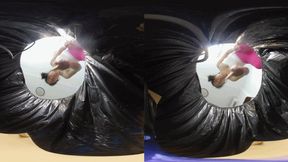 3DVR180 LELE POV humiliates the dwarfs in the trash can