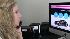 Rachel James Gets Loud As She Fucks Her Drivers Massive Cock!