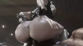 Robaatoo Intense Anal Sex: Busty White Woman Double Penetrated by Massive Black Cocks in Hardcore, Gaping