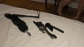 Femdom  a Man in a Penis Cage Is Dominated by Two Busty Women