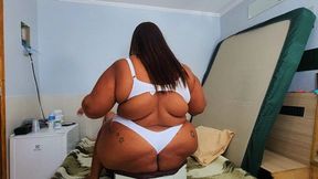 BBW Face sitting, part 3, by Isadora Onell and Slave, (cam by Manu) FULL HD