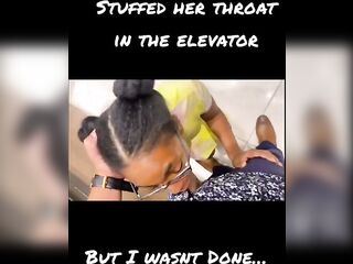Stranger Talks 18 Year Old With Pigtails into Elevator Blowjob Sex During the time that Away From Parents At Comic-Con