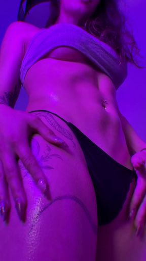 Latina trans woman with big tits and a huge cock