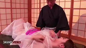 As the title suggests, Yui Nishikawa gives a sensual JAV blowjob before