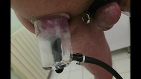 I pump my, my anus and my nipples