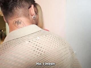 Breasty Golden-haired Stepmother Ends Up Comforting Her Stepson After His Girlfriend Dumps Him