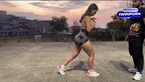 My new trainer only had the fantasy of ripping my short shorts off and fucking me ...