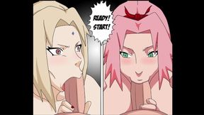 Tsunade Sakura x Naruto - Hentai Cartoon Animation Uncensored - Naruto Anime Hentai