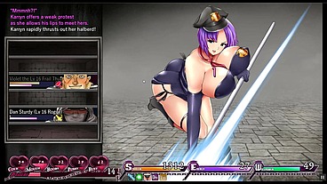 Karryn's Prison [PornPlay Hentai game] Ep.9 slutty virgin masturbate and cum in her office