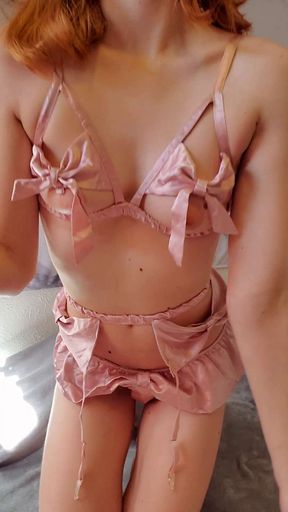 Pink Lingerie Set Tease