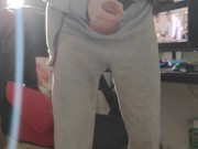 Jerking off while watching gay porn on my desk