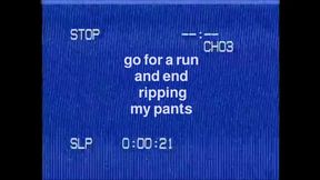 I ripped my running pants. How am I going to go back like this?