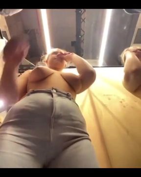 Masturbating in a Fitting Room