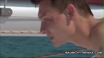 Two Naughty Twinks Fuck On A Sail Boat