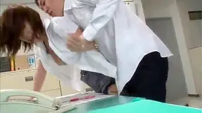 Office Temptation - Masked Co-worker Plays Rough  Japanese Secretary Hotly