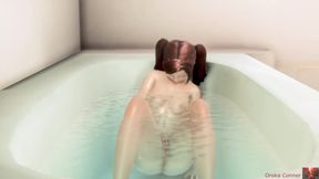 She Got Way Too Comfortable in the Bathtub