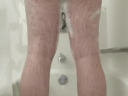 Clean up and shower squat