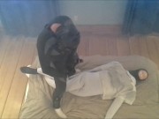 socked frogman humps white dummy