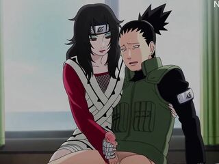 Shikamru and his Sensei's wife Ai (Voiced)