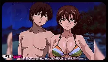 Blonde Seduces Resort Employee on Beach at Night - UNCENSORED HENTAI No download needed