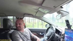 Hot first anal with a skinny teen with small ass on the roadside