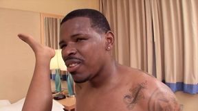 Shaved ebony bbw loves BBC in cowgirl and doggystyle