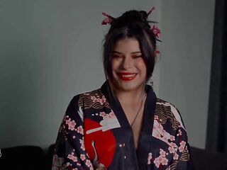 POV Enjoyment at the Geisha Abode – Selena’s Deepthroat Ritual