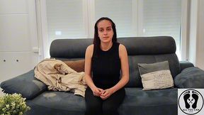 new amateur model 18yo leyla kixx interview sex casting