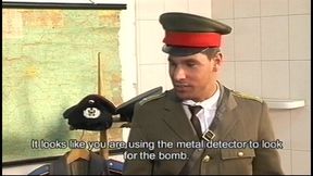 I Am a Young Muscle Soldier and I Take Two Hung Studs Anal in a Military Three Way and Get Loaded