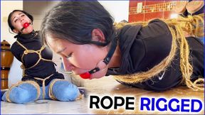 Rope Rigged and Heavily Restrained by Rough Rogues (FULL SESSION) (wmv)