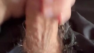 hardcockslayingloads: shooting cum on a blue jockstrap, white briefs, jerking in my army uniform!