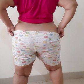 HORNY BIG ASS BHABHI IN HER CUTE SHORT NIGHTDRESS... PART 1