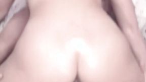 ”Natural tits sexy girl Celina Rock ass pumping drilled after dildo play”