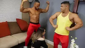 You Can’t Go to the Gym with that Boner! Draven Navarro, Dillon Diaz & Kat Dior at BiFUCK