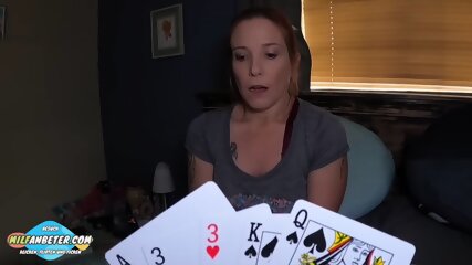 Strip Poker Cost My Pussy Full of Cum