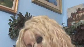 Gina Jerks Off Big Cock Till He Burst Cum On Her Face! (2nd half wmv)