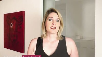 Mature Nora can't resist cheating on her cuckold husband with a hot blonde milf