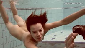 Tiny Tits &mdash;  Big Butt&#x1F351; Underwater