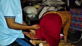 Tasneem Posed with Her Boyfriend in the Storeroom