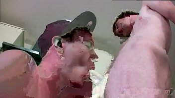 Gay grind rub porn A Three Course Meal Of Cock!