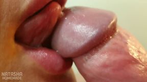 Amazing Close-Up sensual blowjob&excl; Big lips&period;
