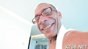 Large one-eyed monster for a nasty transvestite