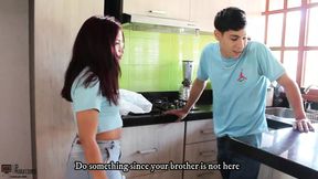 Best and hottest fucked with my horny stepbrother Kember - Porn in Spanish