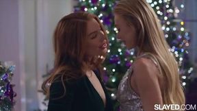 Stunning Beauty Nancy Ace Indulges in Passionate Moments with Gorgeous Redhead Mel Rose