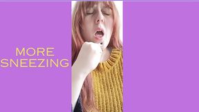Sneezing small clip - SNEEZING AND NOSEBLOWING - by Lexie Red
