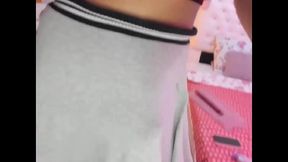 upskirt shemale wanker masturbating and cumming liquids