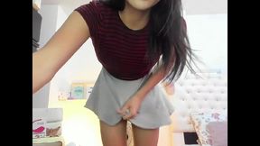 upskirt shemale wanker masturbating and cumming liquids