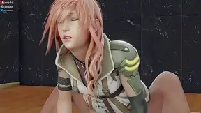 Lightnings Forbidden Desires Unleashed in Sultry FFVII Tryst